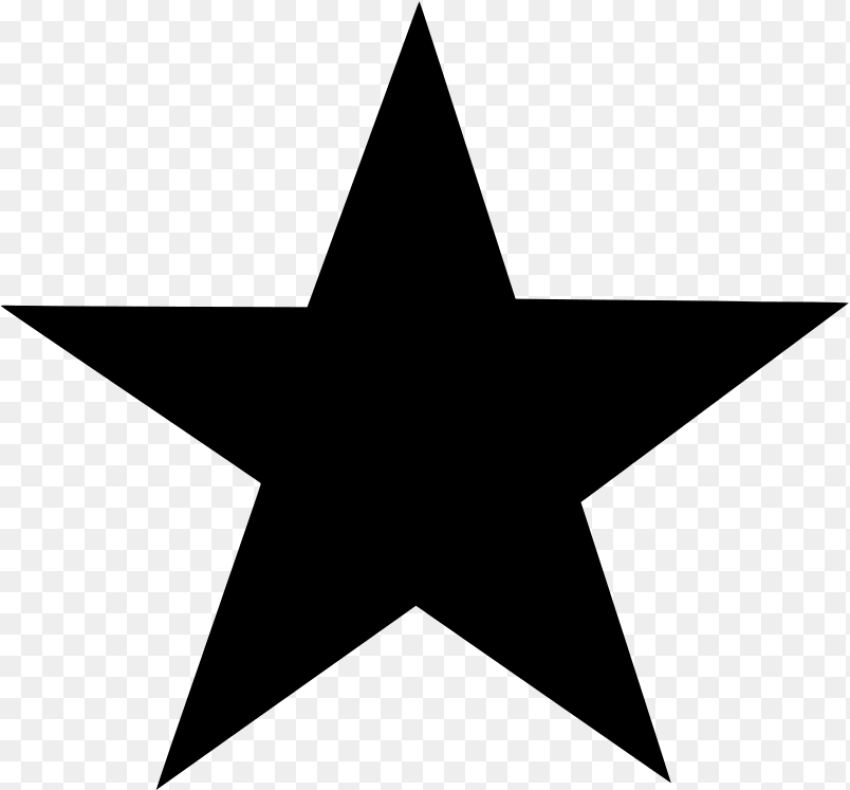 Transparent Star Symbol Png Black Star Png