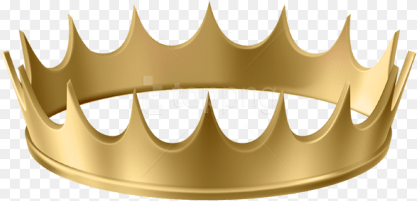 Free png  Gold Crown Transparent Clipart png