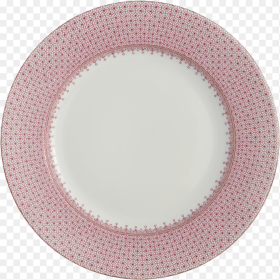Pink Lace Dinner Plate Circle Png