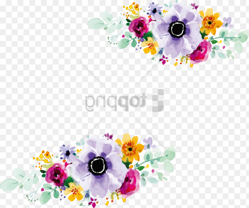 Free Png Flower Design for Wedding Invitation Png