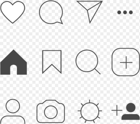All Instagram Icons png