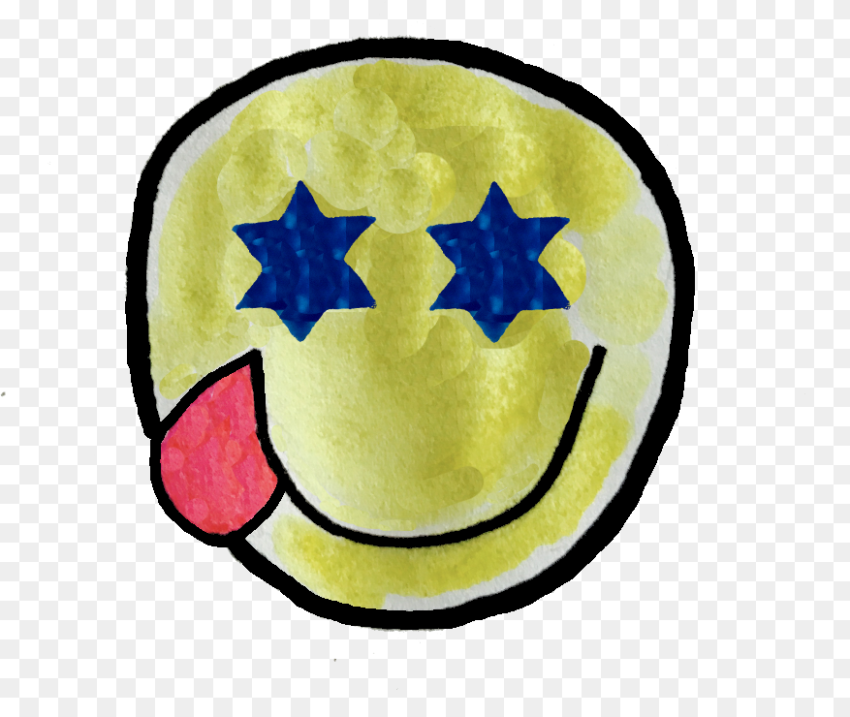 Jewish Star Emoji Eyes Illustration Png HD