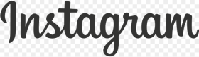 Instagram Font Logo png  png