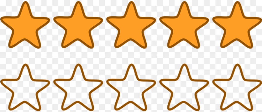 Rating Star Png Transparent Four Stars Out Of