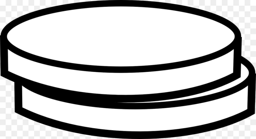 Transparent Stack of Money Clipart Black and White