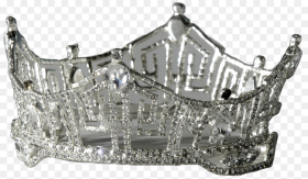 Miss America Crown With Clear   png