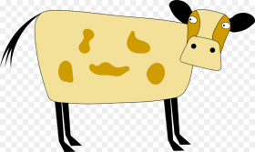 Cow Yellow Clipart Hd Png Download