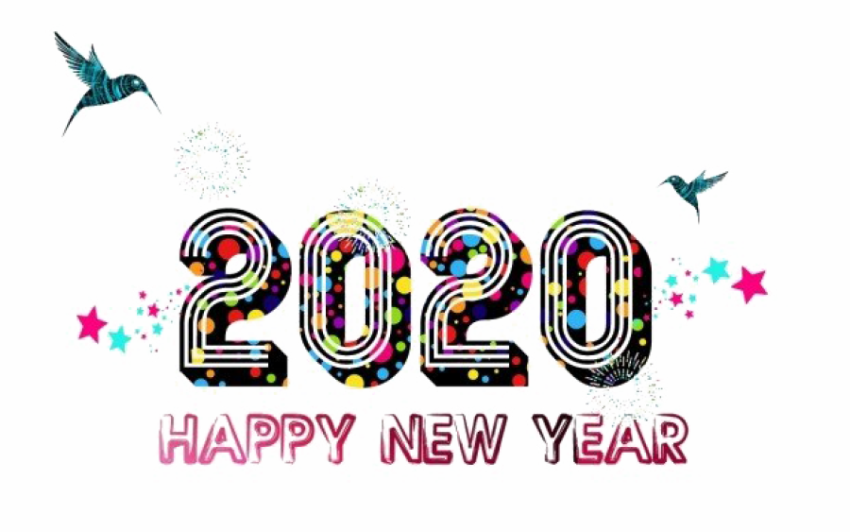 Happy New Year 2020 PNG HD