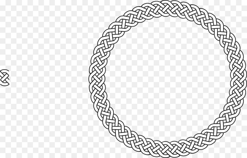 Transparent Circle Border Png Celtic Braid Vector Circle