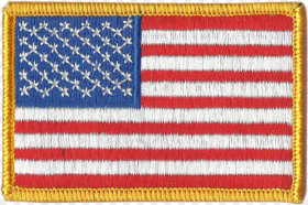 American Flag Patch Png Transparent