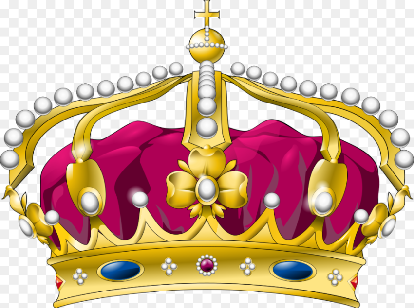 Royal Crown Curved Queen Crown No