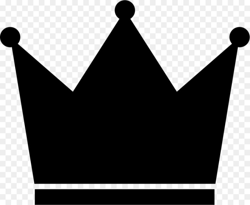 Transparent Crown png Black and White Crown Graphic