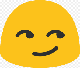 Smiley Face With Smiling Eyes Png HD