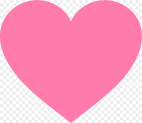 Pink Heart No Background Valentines Day Hearts Clipart