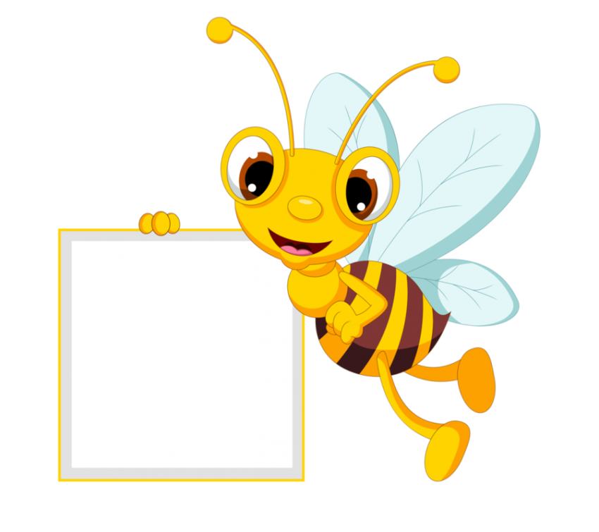 bee clipart png border