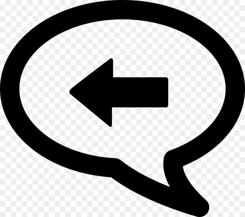 Speech Bubble With Right Arrow Localization Icon Png