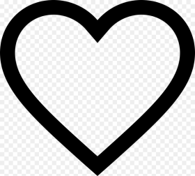 Heart Lineart Png Heart Line Icon Png Transparent