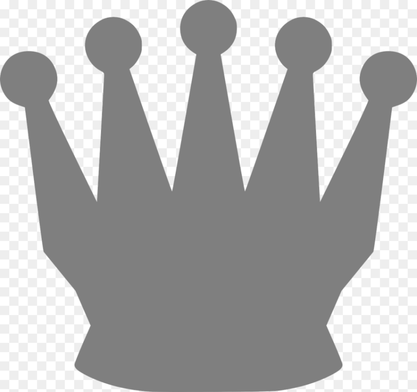 Queen Crown Black Chess  png