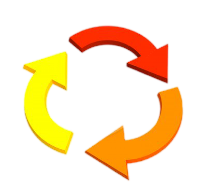 Transparent Clipart Image arrows recycling png