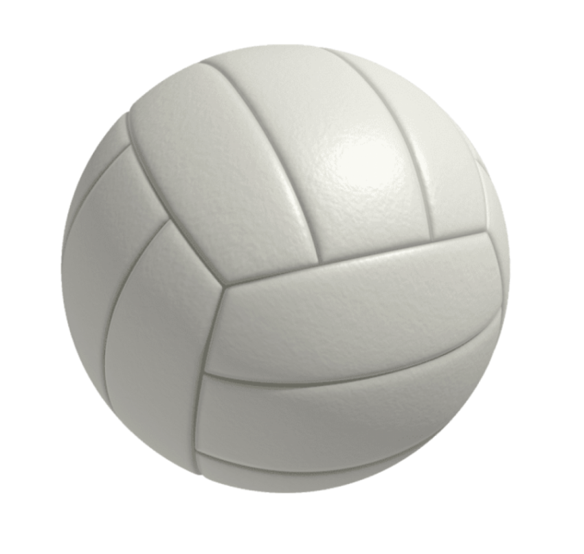 volleyball png white