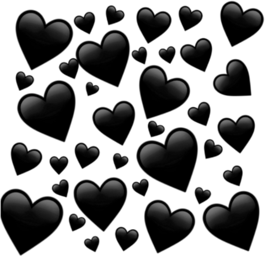 black heart emoji png