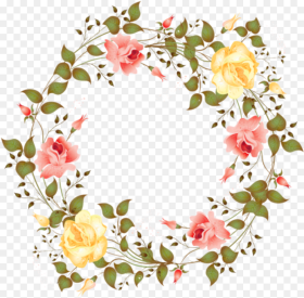 Aesthetic Circle Circleframe Frame Floral Flowers Rose Circle