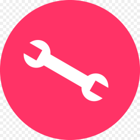 Configure Software Icon Spanner in a Circle Hd