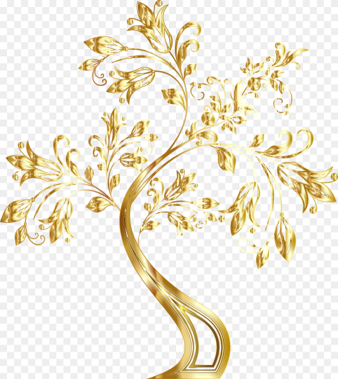 Gold Flower Png Golden Flowers Png Hd