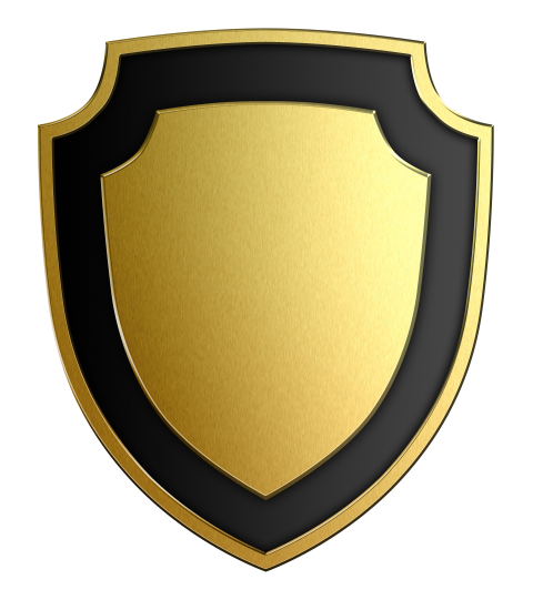vector logo gold shield png