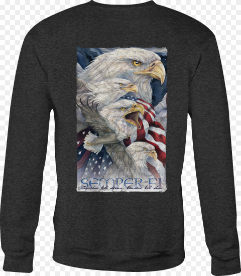 American Crewneck Sweatshirt Semper Fi We Stand Shirt