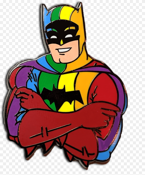 Rainbow Batman Hd Png Download , Free Png Image- HubPNG
