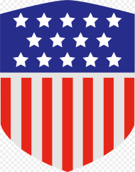 Transparent United State Flag Clipart Assembled in The