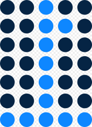 Clipart of One Blue Dot and Blue Jewel