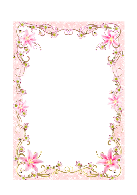 frame png flowers