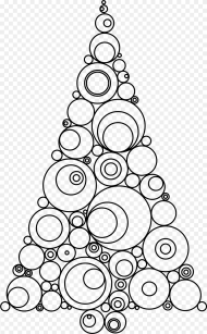 Abstract Christmas Tree Jpg Black and White Download