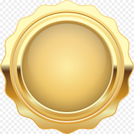 Gold Wax Seal Clipart Banner Royalty Free