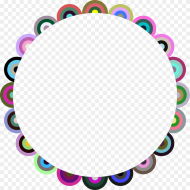 Transparent Rubber Band Clipart Png Circle Frame Color