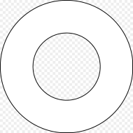 White Circle White Open Circle Png