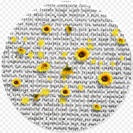 Yellow Flowers Cute Colorful Kpop Tumblr Circle Icon