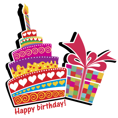 happy birthday clipart png