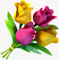 Flower Emoji Png Flower Bouquet Emoji Png