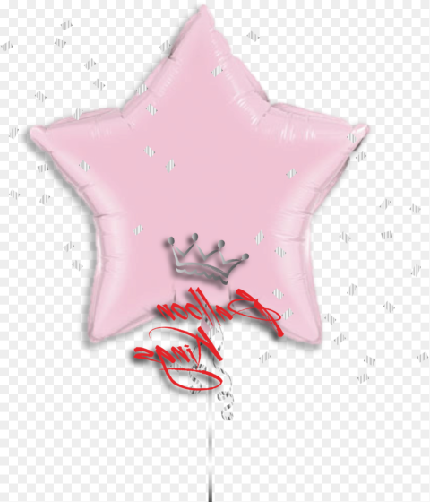 Large Pearl Pink Star Star Balloon Png