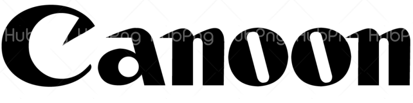 canon logo png black Transparent Background Image for Free