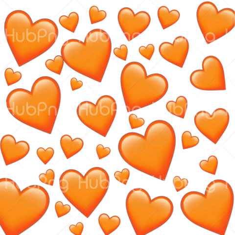 emoji background hearts png Transparent Background Image for Free