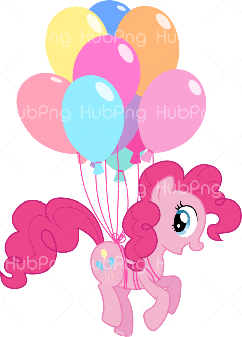 little pony png ballons Transparent Background Image for Free