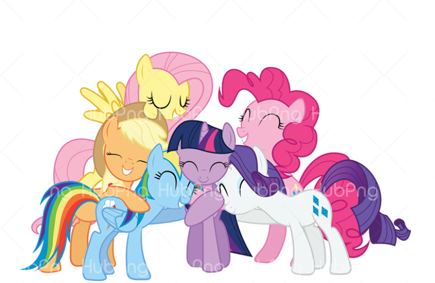 my little pony characters Transparent Background Image for Free