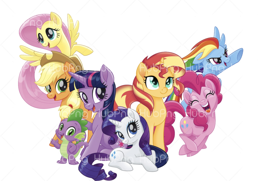 Download my little pony png cartoon Transparent Background Image for Free
