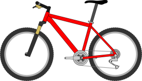 bike png bicicleta orange bicyclette