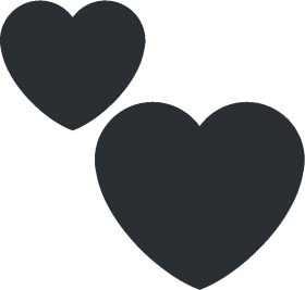 heart emoji black png