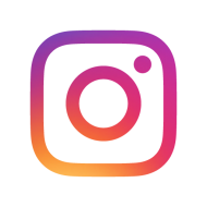 instagram logo on transparent background icon